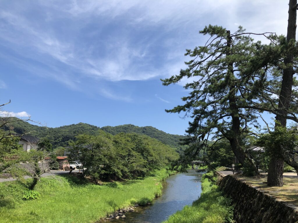 島根県熊野神社の川
