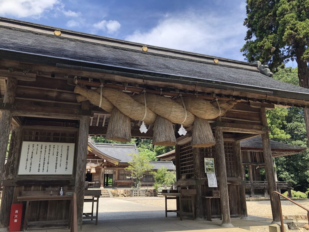 島根県熊野神社随神門